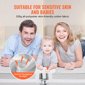 Bed Bridge | King Bed Converter Kit | Metal Buckle & Storage Bag | 75"L x 10"W Mattress Joiner