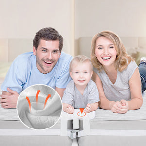 Bed Bridge | King Bed Converter Kit | Metal Buckle & Storage Bag | 75"L x 10"W Mattress Joiner