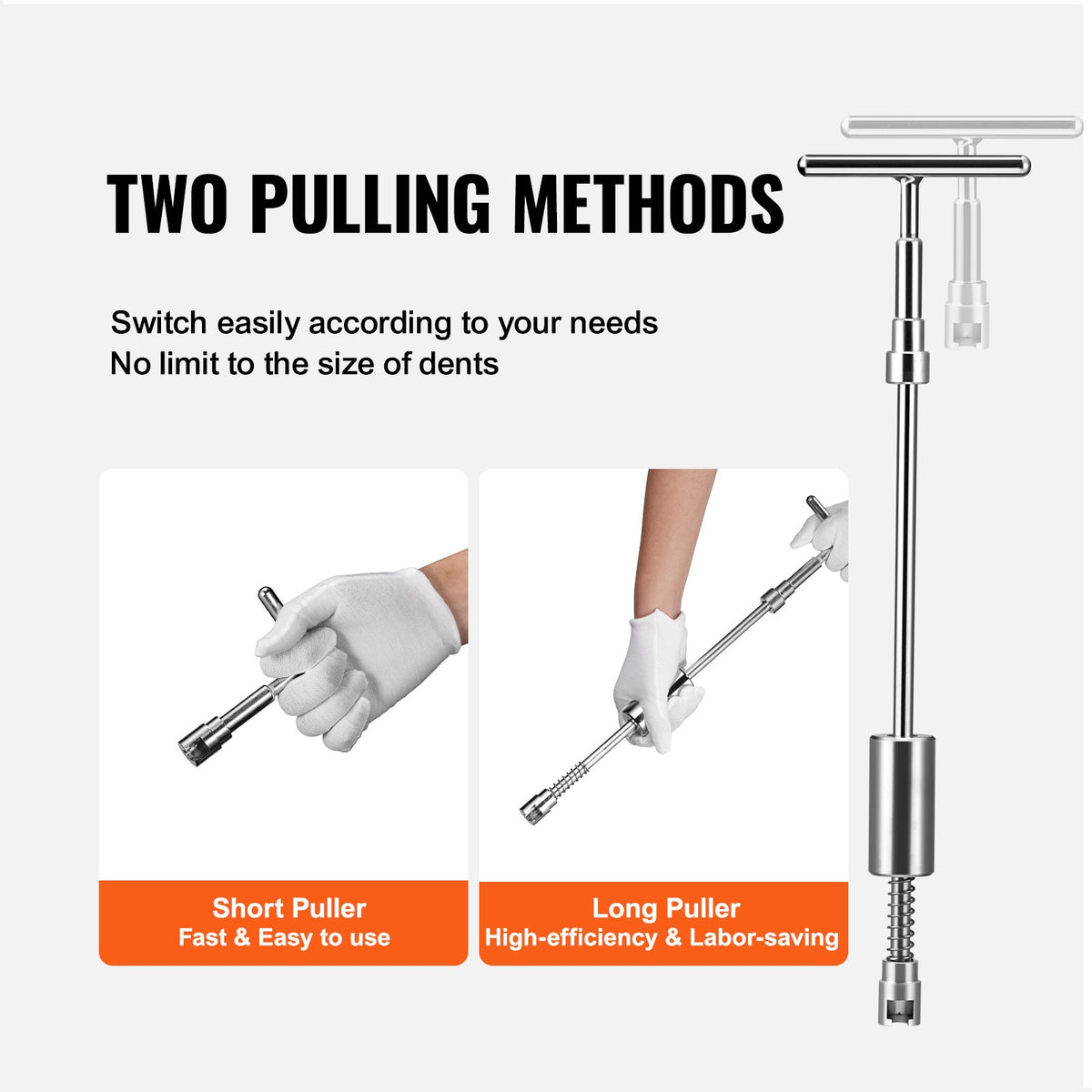 Dent Removal Kit 52 Piece | Paintless Repair with Slide Hammer & Puller Lines