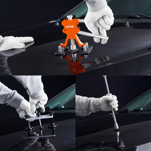 Dent Repair Kit 69 Piece | Paintless Car Dent Removal Tool Set | Golden Lifter, Bridge Puller & Slide Hammer for Auto Body, Washing Machines & Refrigerators