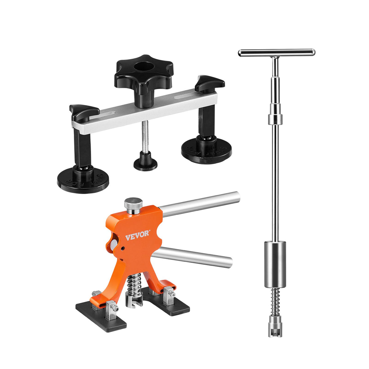 Dent Repair Kit 69 Piece | Paintless Car Dent Removal Tool Set | Golden Lifter, Bridge Puller & Slide Hammer for Auto Body, Washing Machines & Refrigerators