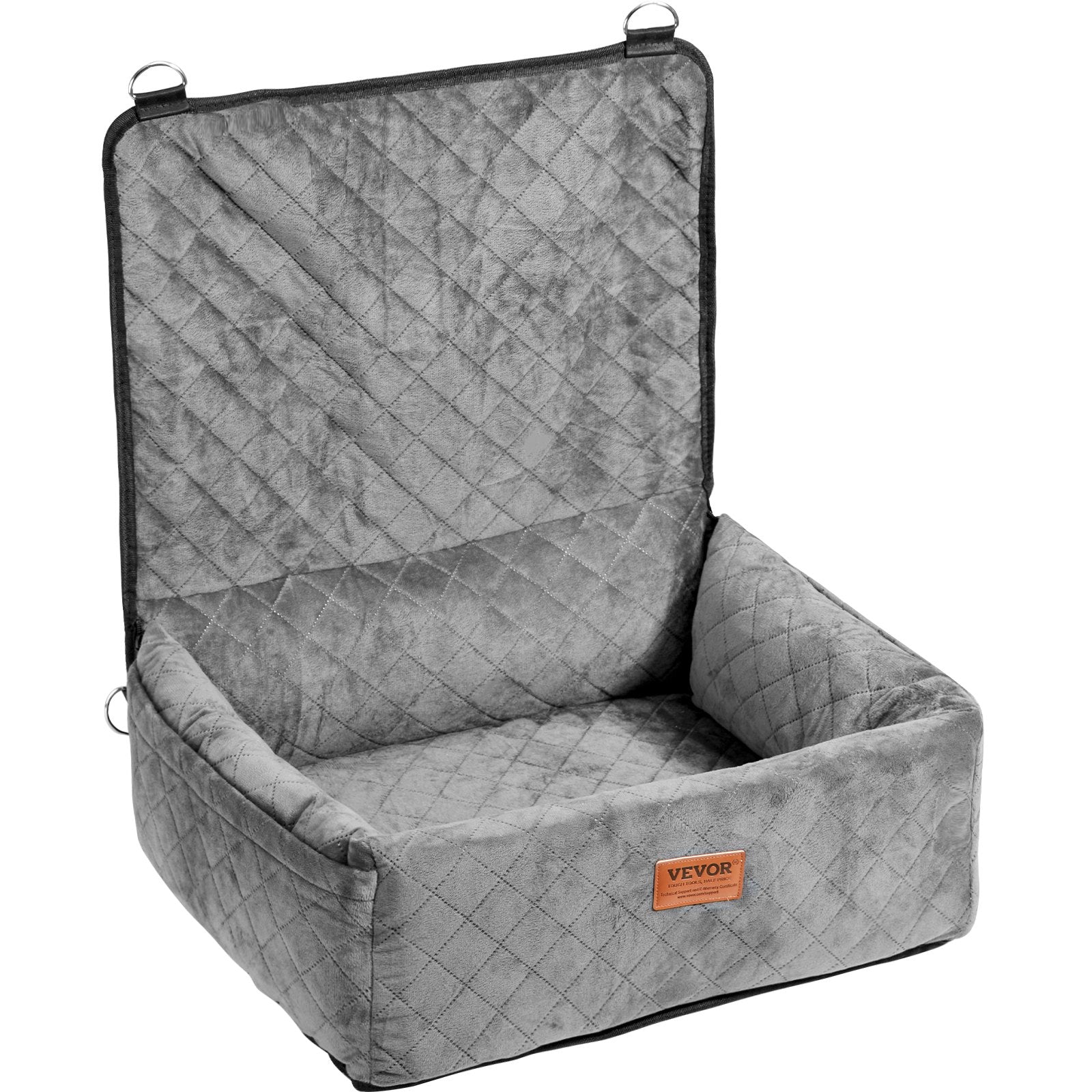 Dog Car Seat | Booster Seat for Small/Medium Dogs up to 18.1kg | Grey