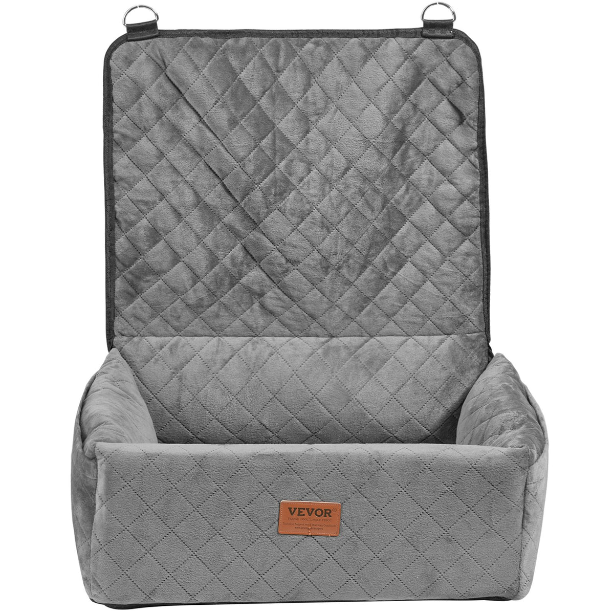 Dog Car Seat | Booster Seat for Small/Medium Dogs up to 18.1kg | Grey