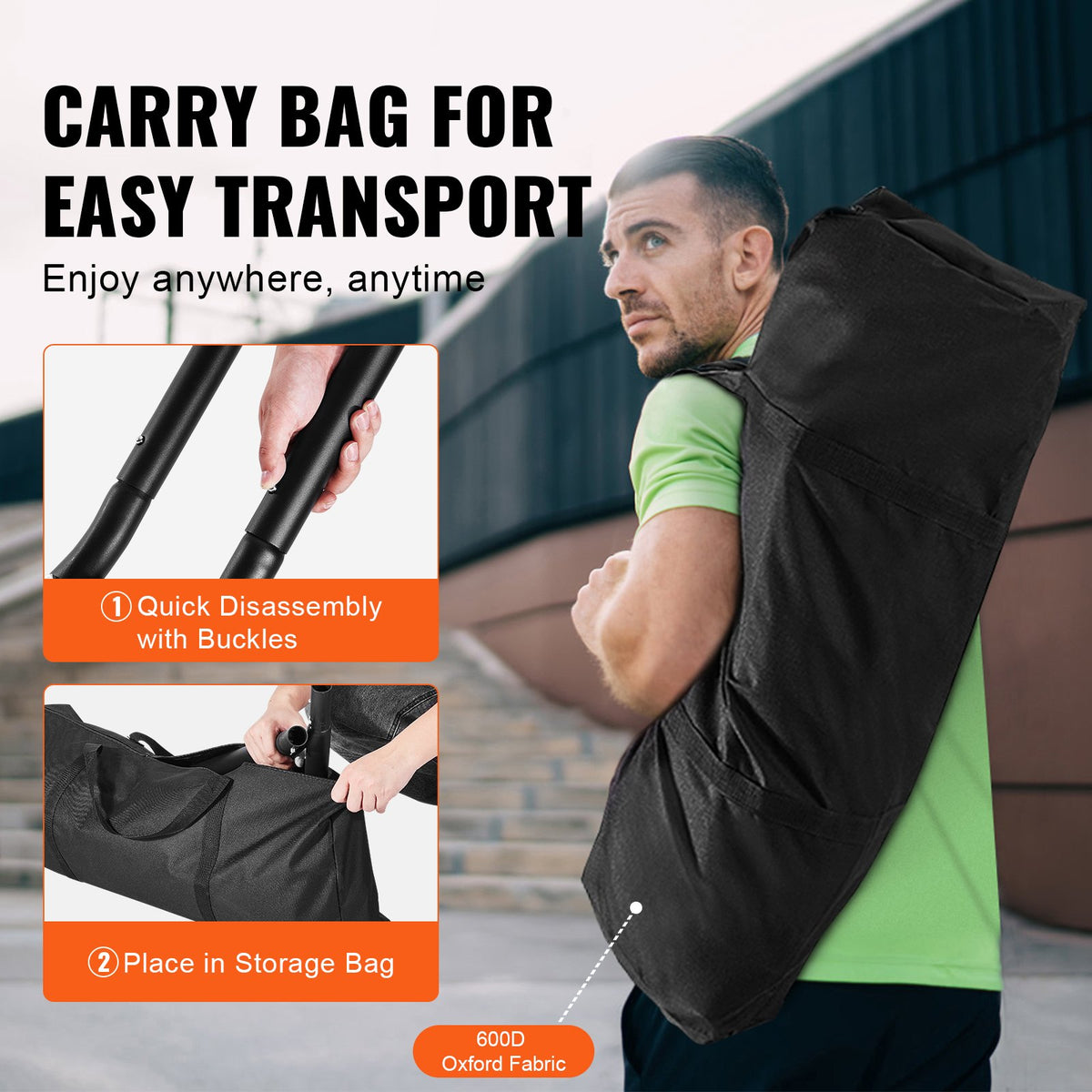 Steel Hammock Stand | 450lb Capacity Frame for 6.9–12.8ft Hammocks