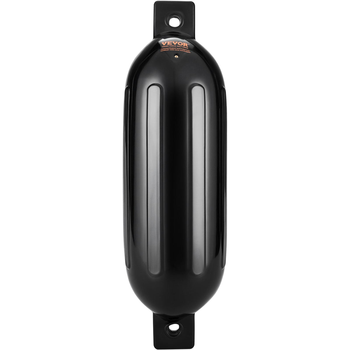 Boat Fenders 4 Pack | 6.5"x23" Inflatable Ribbed Bumpers with Pump