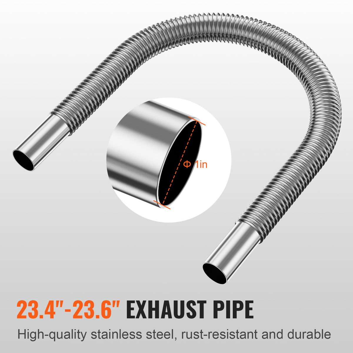 Diesel Heater Pipe Ducting Kit | 3" Air Hose + 1" Exhaust + Vents & Clamps | Fits 2kW-8kW Heaters