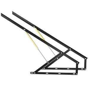 Hydraulic Bed Lift Mechanism Kit 48" | For Sofa Beds & Storage Beds | Heavy Duty Hardware