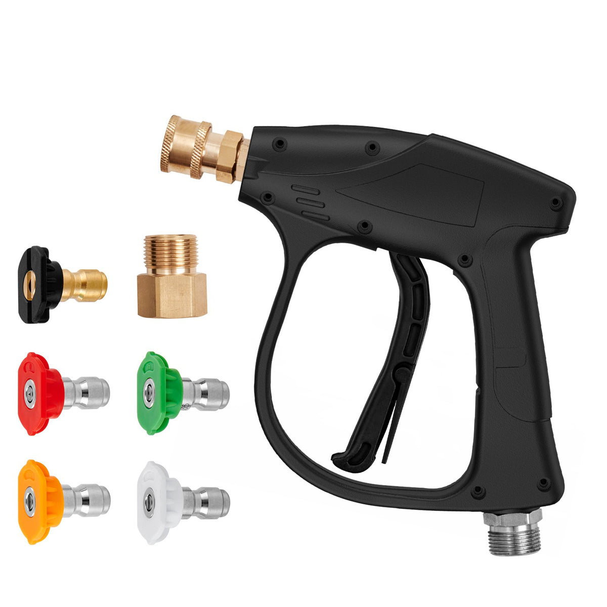 Pressure Washer Gun 1/4" | 4350 PSI Power Wash Foam Spray Gun with Nozzle