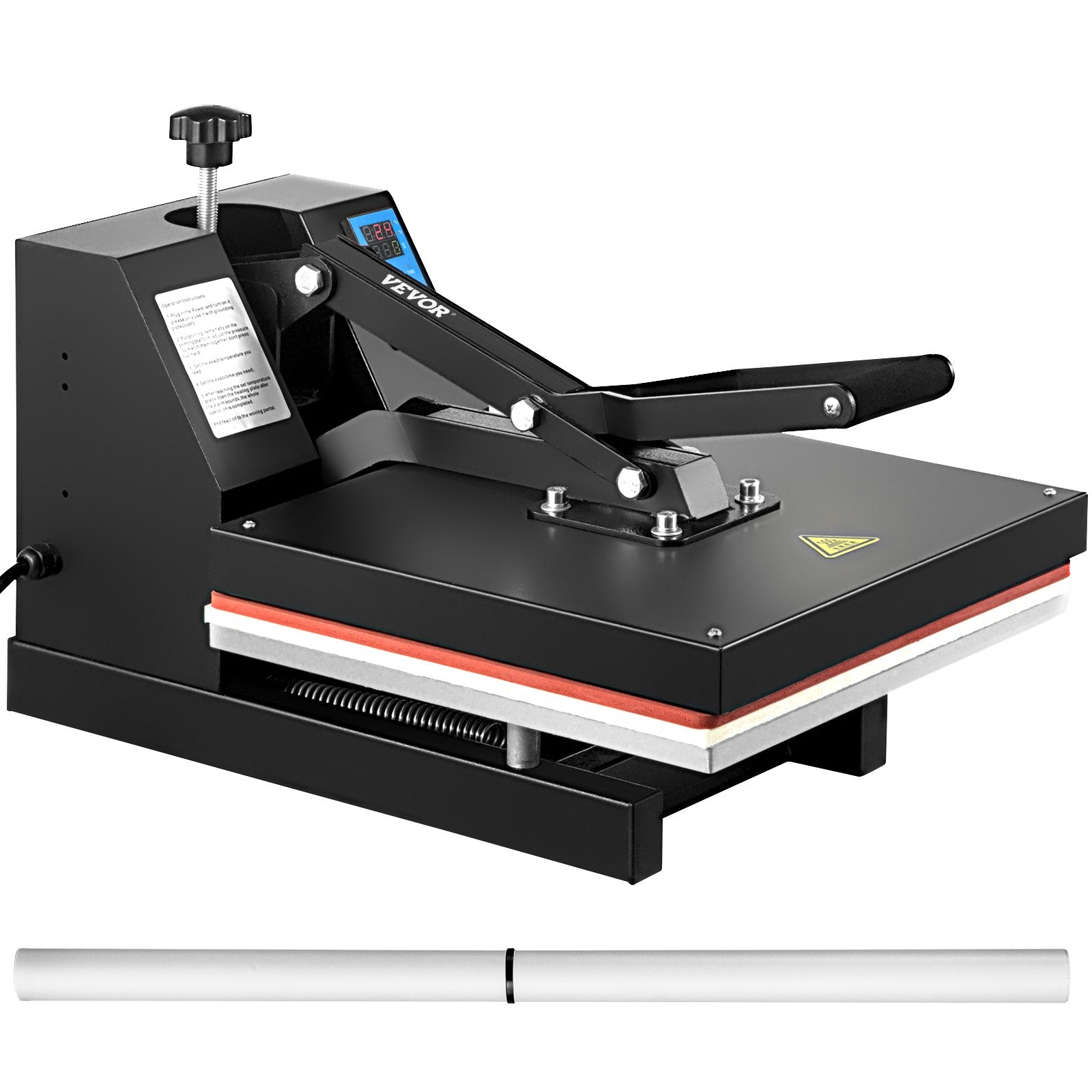 Heat Press Machine | 15x15" Industrial Quality Clamshell Sublimation Press for T-Shirts