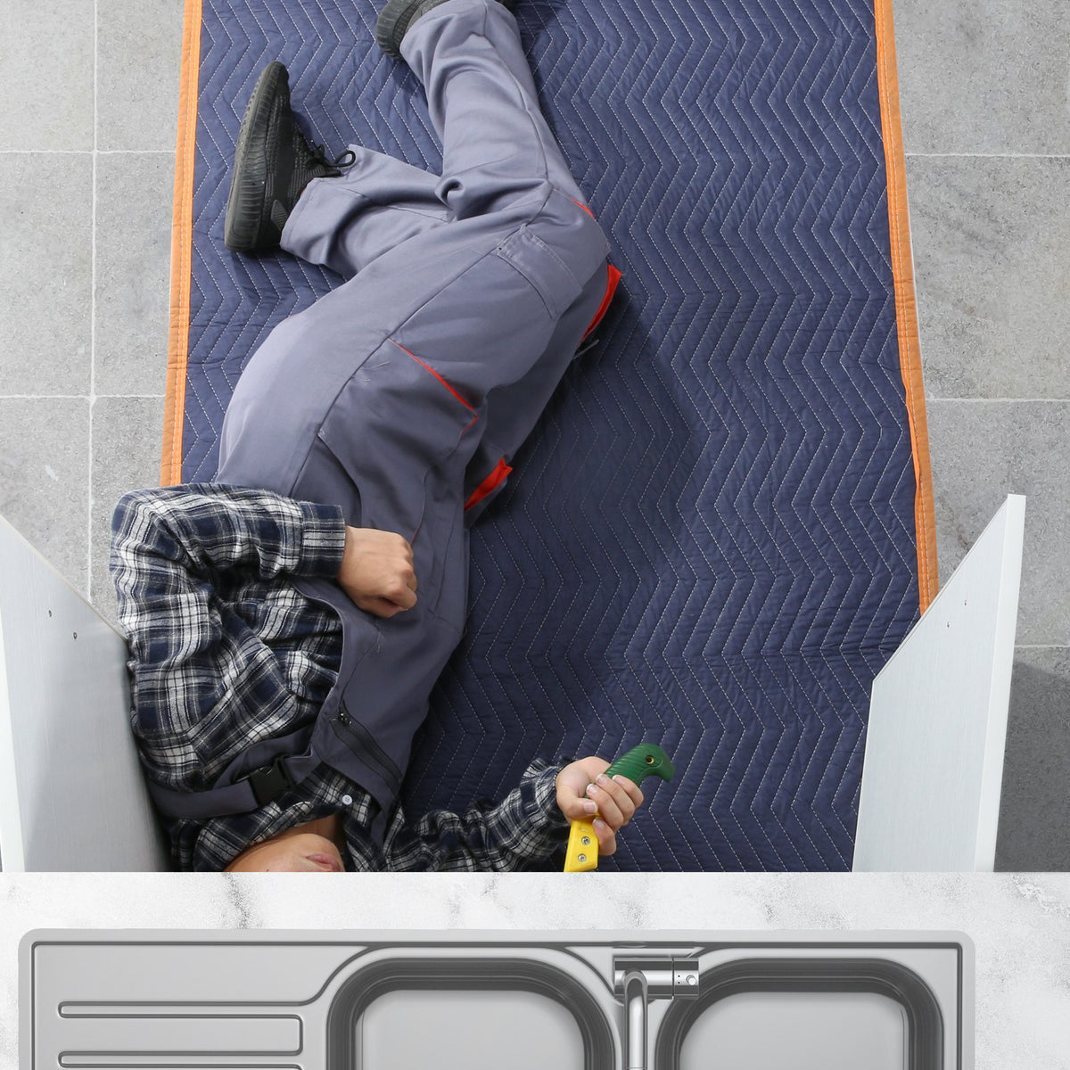 Moving Blankets 12 Pack | 2032x1829mm | Heavy Duty Furniture Pads