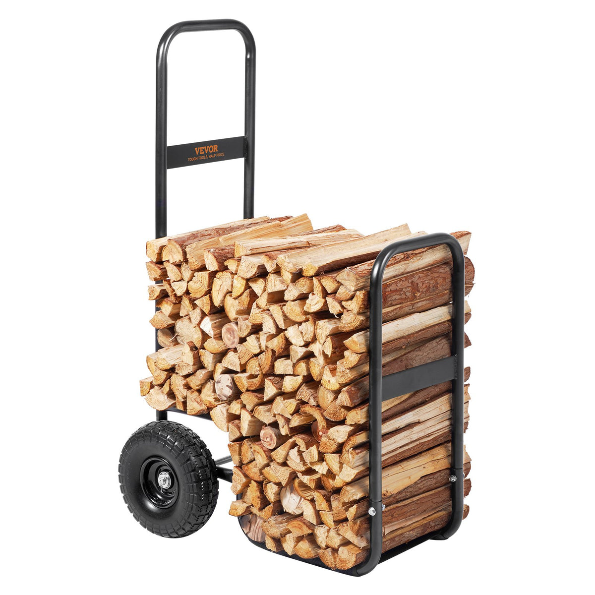 Firewood Log Cart | 250 lbs Capacity | PU Wheels | Wood Mover Dolly