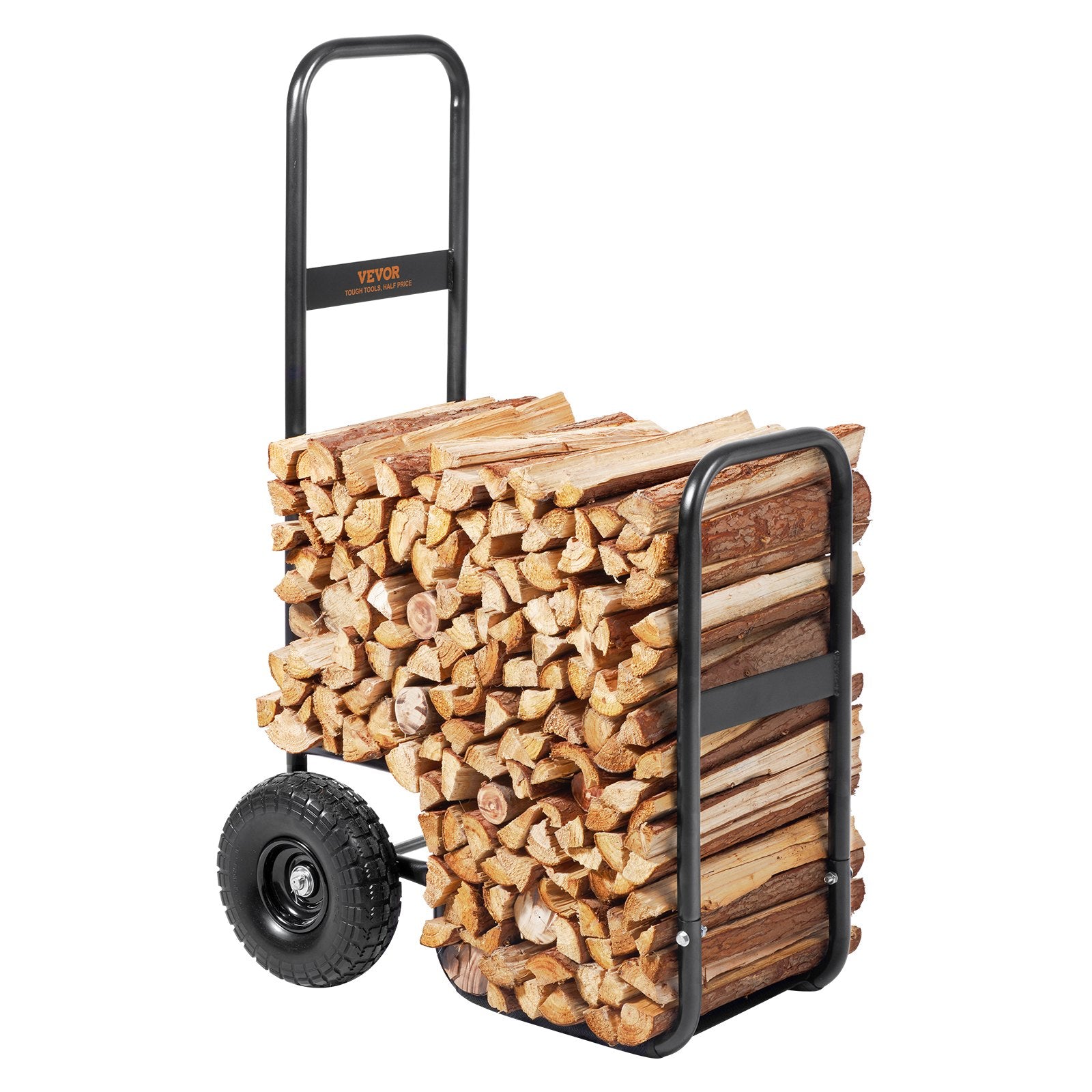 Firewood Log Cart | 250 lbs Capacity | PU Wheels | Wood Mover Dolly