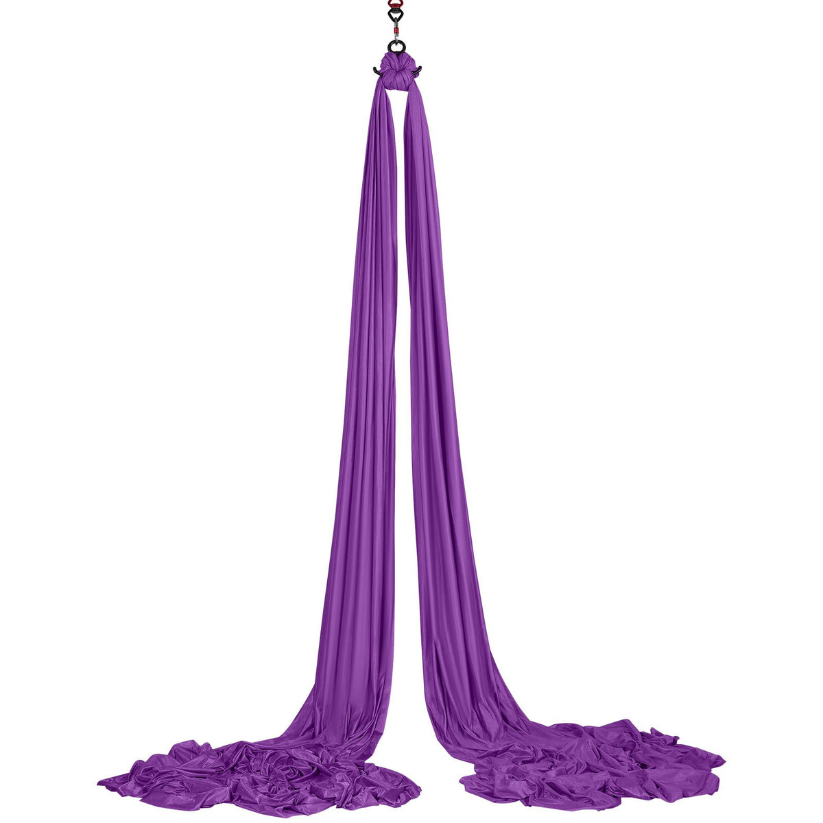 Aerial Silk & Yoga Swing 8m Purple | Antigravity Hammock Kit with Nylon Fabric & Rigging Hardware | Suitable for All Levels Fitness & Bodybuilding