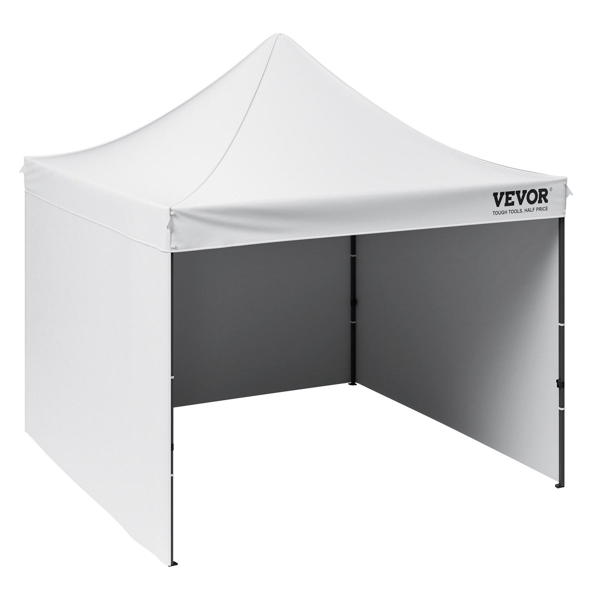 Pop Up Canopy Tent 10x10 ft | Outdoor Gazebo with Sidewalls & Bag | White