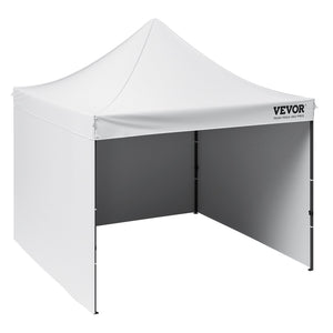 Pop Up Canopy Tent 10x10 ft | Outdoor Gazebo with Sidewalls & Bag | White