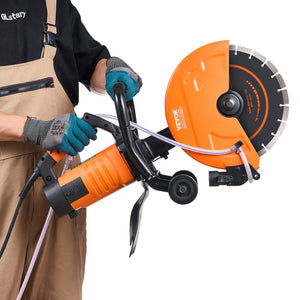 Electric Concrete Saw 30.48cm | Wet/Dry Cutter with Water Pump & Blade