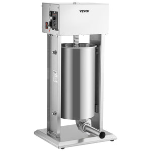Electric Sausage Stuffer 15L | Variable Speed Stainless Steel Meat Stuffer | For Home & Commercial Use