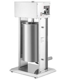 Electric Sausage Stuffer 15L | Variable Speed Stainless Steel Meat Stuffer | For Home & Commercial Use