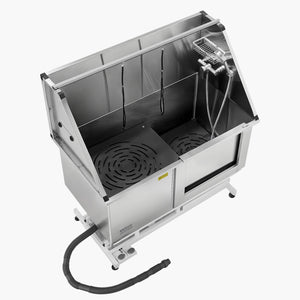 Dog Grooming Bath Tub | 127cm Electric Stainless Steel with Filter