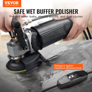 Wet Stone Polisher | 4" Granite Polisher with 6-Speed Control