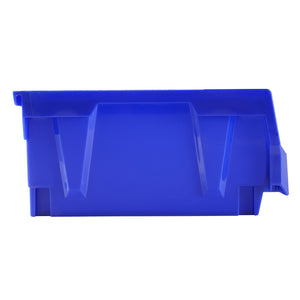 Plastic Storage Bins 6 Pack | 276x279x128mm | Stackable Blue/Red Containers