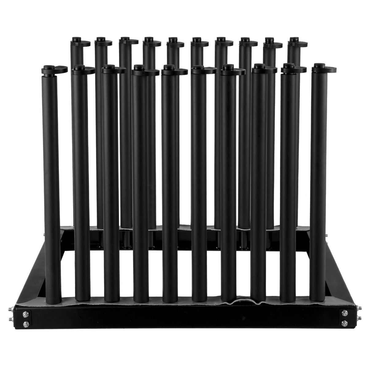 Windshield Rack 9-Lite | Steel Truck Glass Rack 24 Inch Height | PVC Pad & Foam Padding | For Glass Transportation