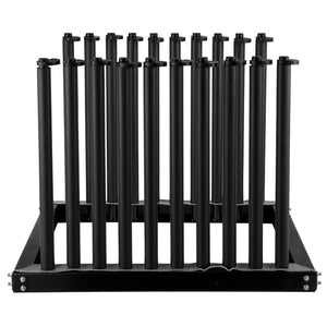 Windshield Rack 9-Lite | Steel Truck Glass Rack 24 Inch Height | PVC Pad & Foam Padding | For Glass Transportation