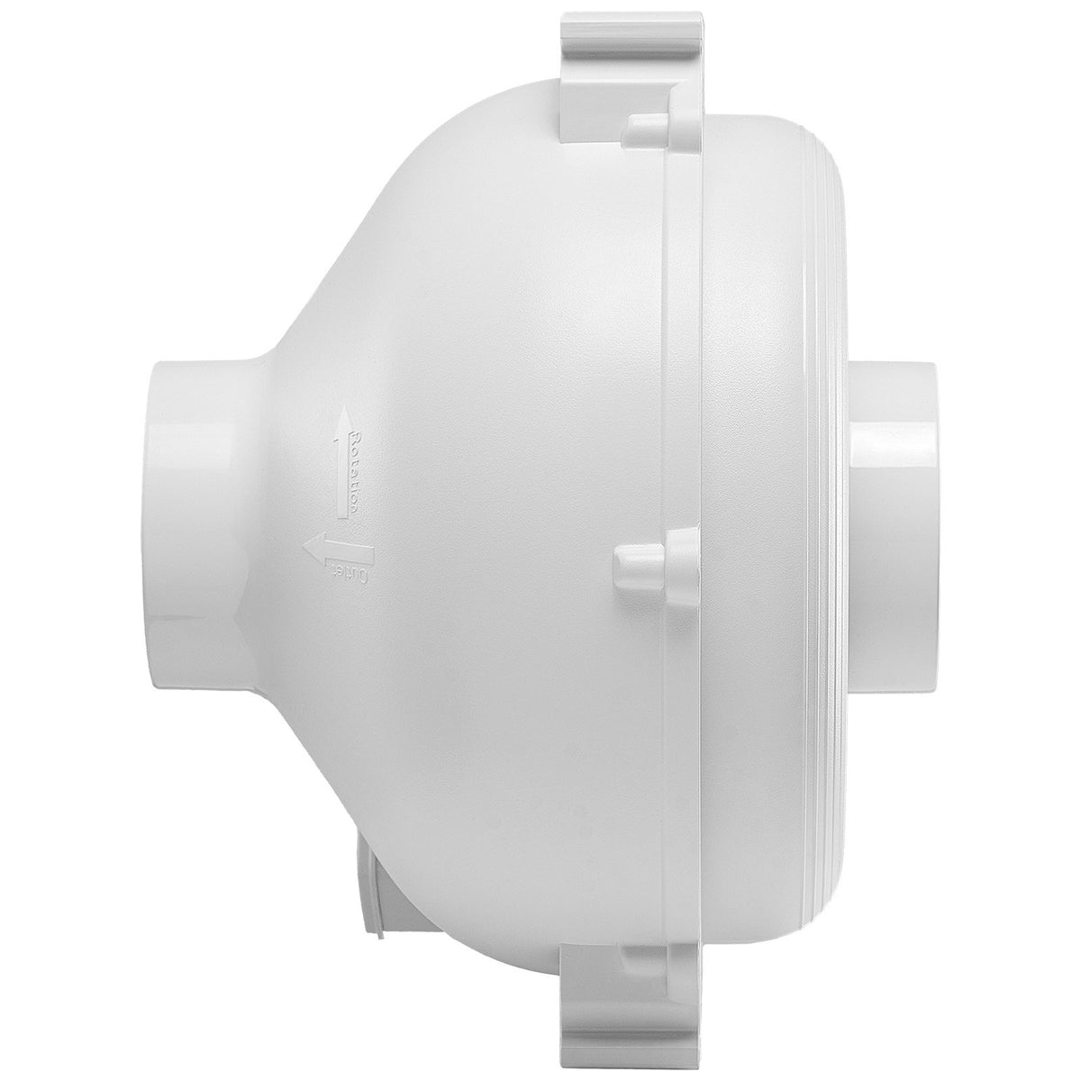 Radon Mitigation Fan | 4–4.5" Quiet 260CFM Inline Duct Waterproof System