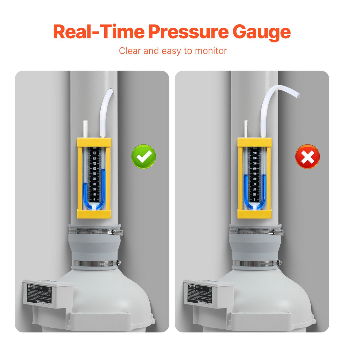 Radon Mitigation Fan Kit | 4" to 4.5" Inline Duct Fan | Quiet 190 CFM Airflow