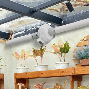 Radon Mitigation Fan Kit | 4" to 3.5" Inline Duct Fan | Quiet 260 CFM Airflow