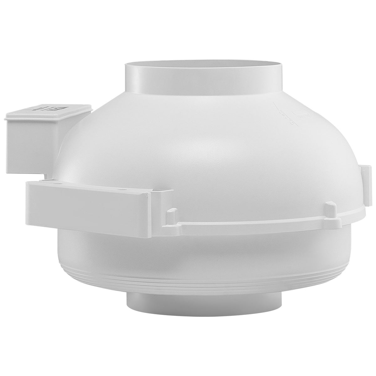 Radon Mitigation Fan Kit | 6" to 4.5" Inline Duct Fan | Quiet 380 CFM Airflow