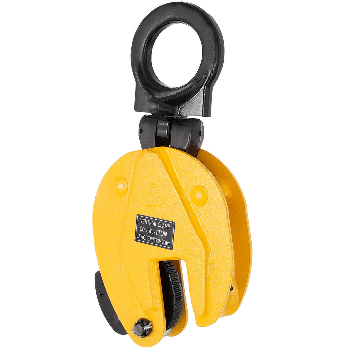 Vertical Plate Lifting Clamp 1T | Steel Lift Grip Sling for Dog Plate Handling