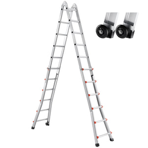 Telescoping Ladder | A-Frame 20FT Extension | Multi-Function for Home & Work