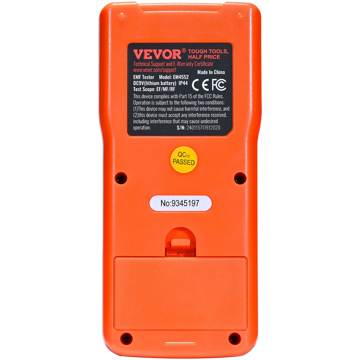 3-in-1 EMF Meter 5Hz-3.5GHz | Handheld Rechargeable Radiation Detector | LCD Display for EF, MF & RF Testing | Paranormal & Home Inspections