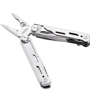 16-in-1 Multi-Tool Pliers | Folding Pocket Tool with Knife, Scissors, Saw, Screwdrivers & Sheath | Camping, Survival, Hiking