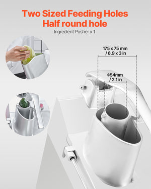 Food Processor & Chopper | 6 Stainless Steel Blades | Food-Grade Design