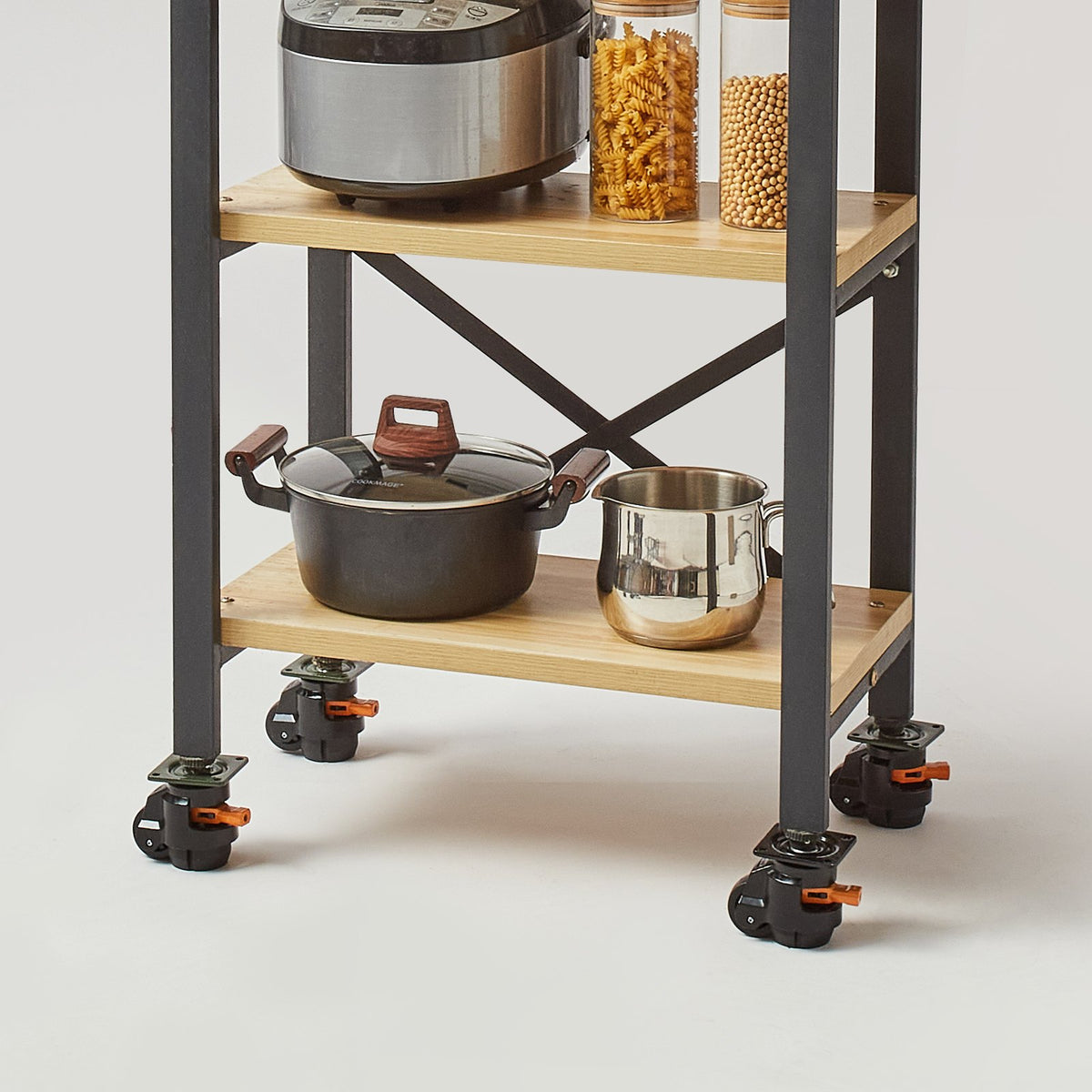 Leveling Casters 4 Pack | 500kg Load | Adjustable Swivel with Feet