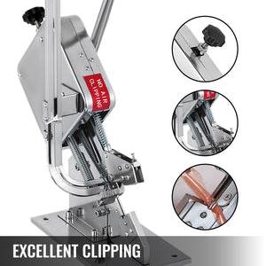 Manual U-Shape Sausage Clipper | Includes 2 Boxes (8000pcs) of Buckles | Food Clipping Machine