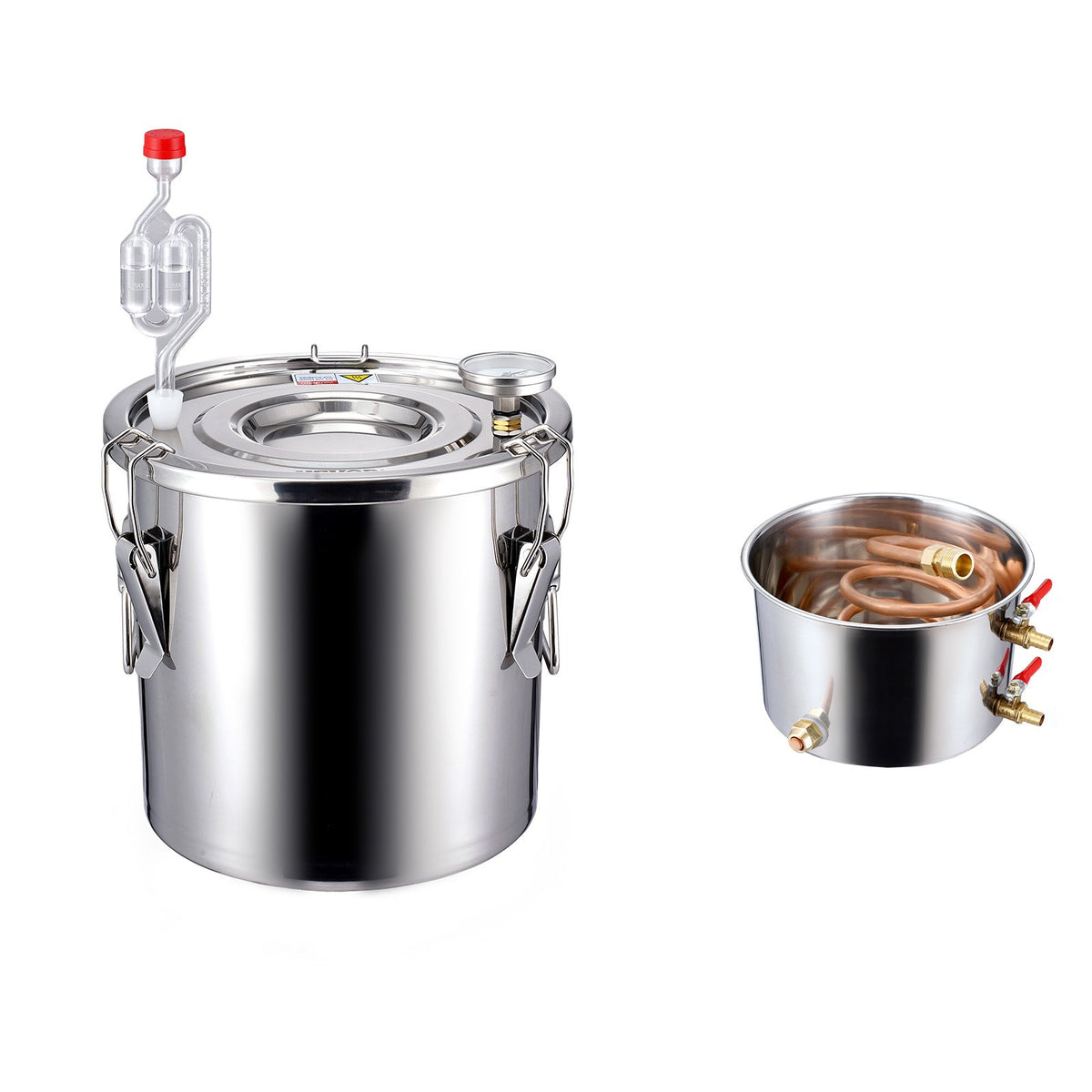 Moonshine Still | 3 Gal Stainless Steel Water & Alcohol Distiller Kit