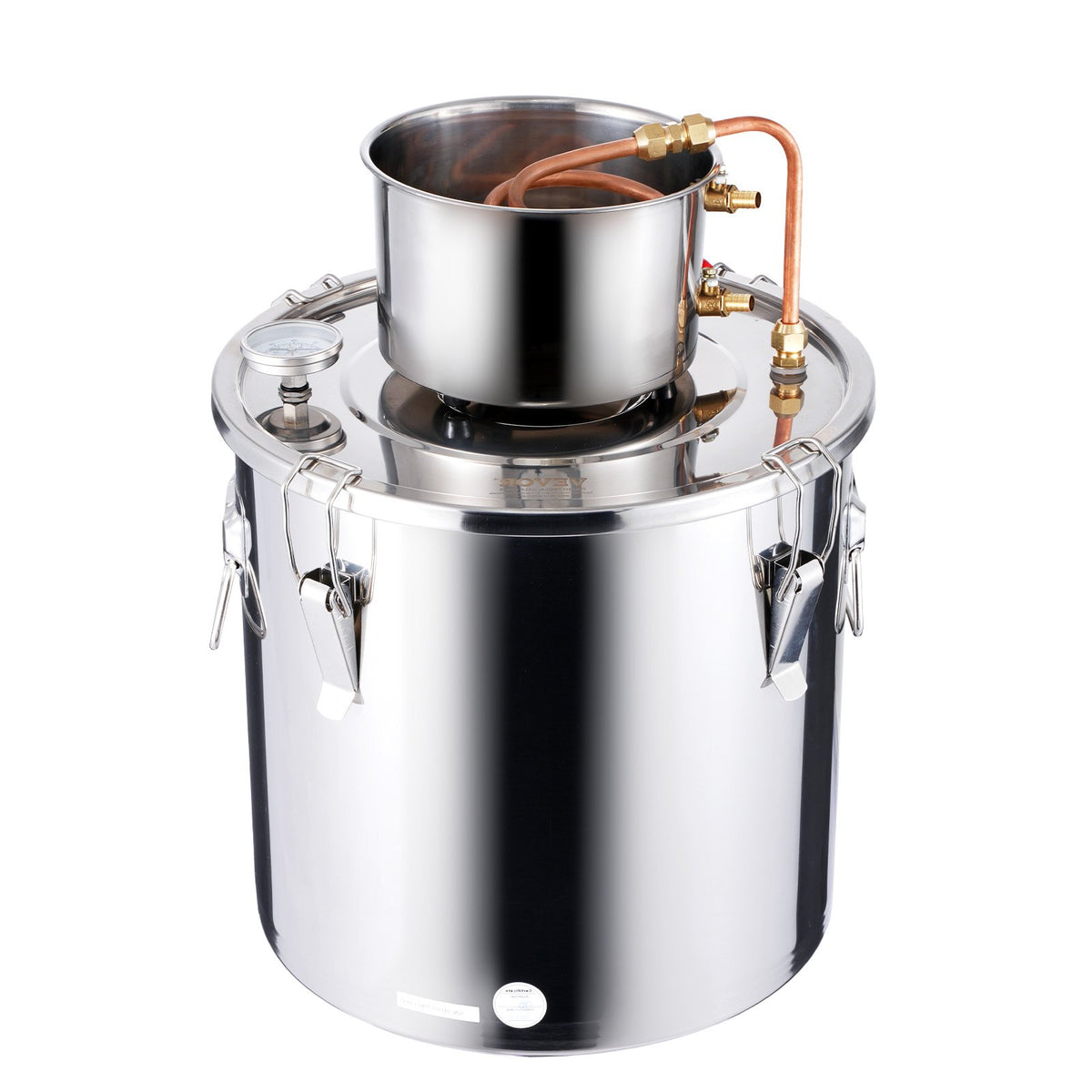 Moonshine Still | 8-Gallon Stainless Steel Brewing Kit for Water & Alcohol