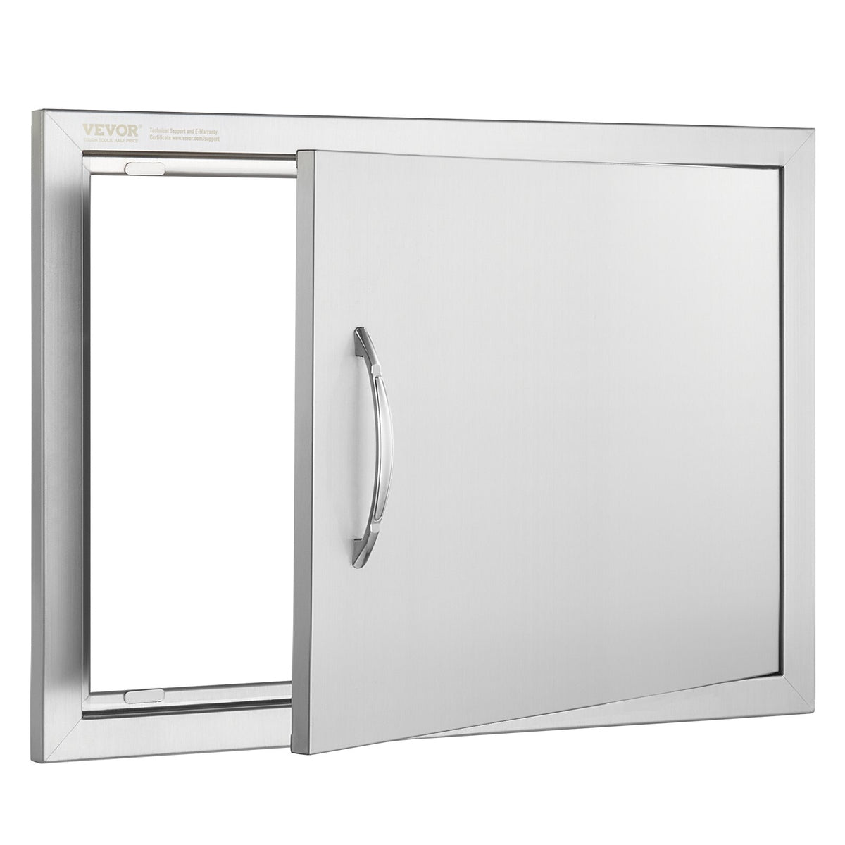 BBQ Access Door | 610x432mm Single Stainless Steel Outdoor Kitchen Door | Flush Mount for BBQ Island & Cabinets