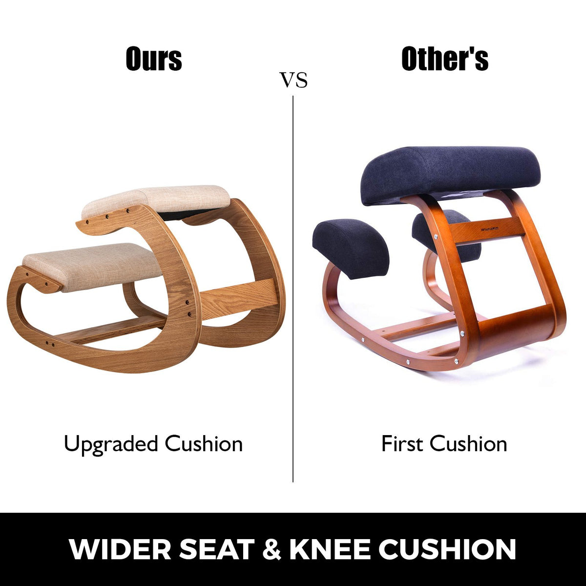 Ergonomic Kneeling Chair | Heavy Duty Posture Stool | Office & Meditation Kneeling Seat for Stress Relief