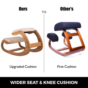 Ergonomic Kneeling Chair | Heavy Duty Posture Stool | Office & Meditation Kneeling Seat for Stress Relief