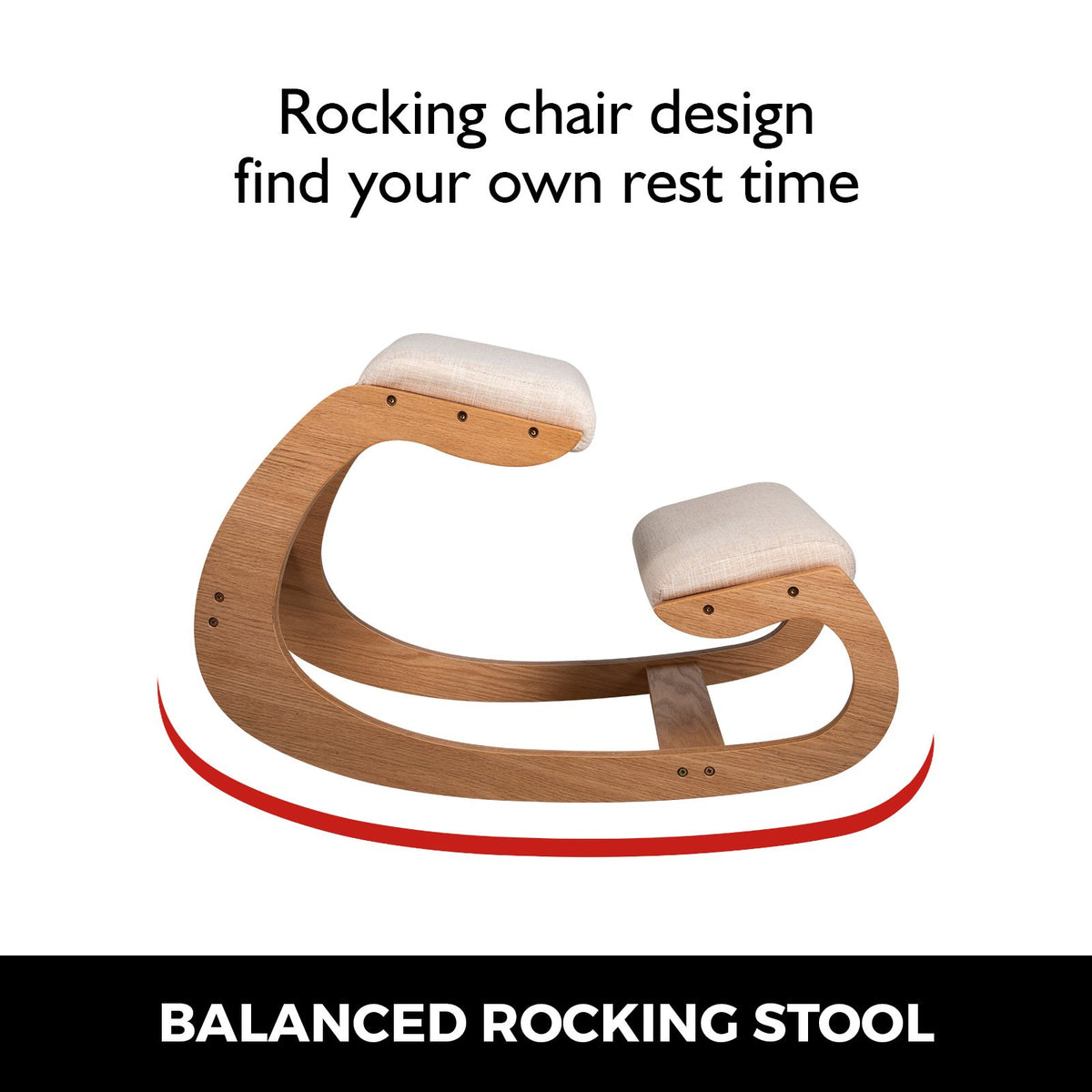 Ergonomic Kneeling Chair | Heavy Duty Posture Stool | Office & Meditation Kneeling Seat for Stress Relief