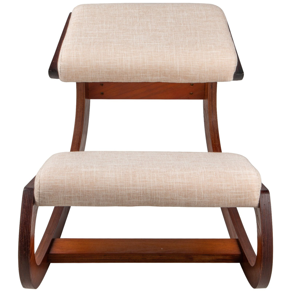 Ergonomic Kneeling Chair | Wooden Frame Posture Stool for Neck Pain