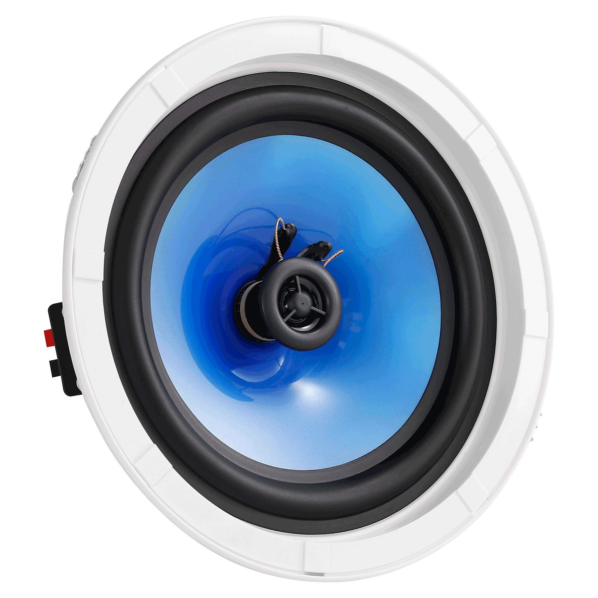 In-Ceiling Speakers 2 Pack | 8" Flush Mount | 50W 89dB Sensitivity | For Home & Outdoor Covered Areas