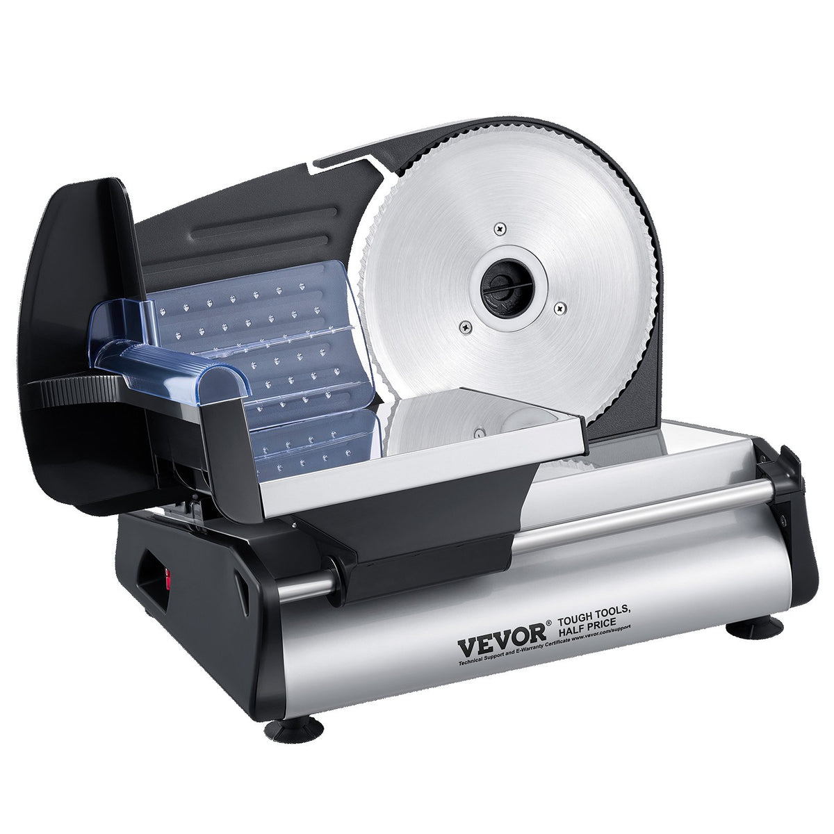 Electric Meat Slicer | 180W 190mm Deli Food Slicer for Meat, Bread & Cheese