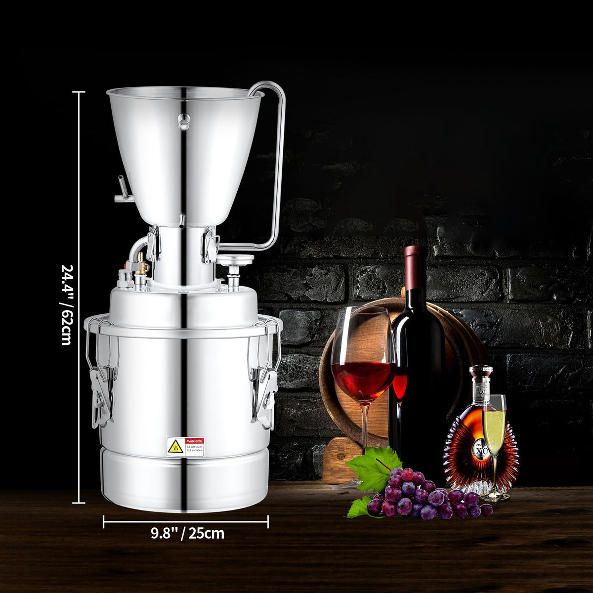 Alcohol Distiller 10L | Home Brewing Whiskey Still