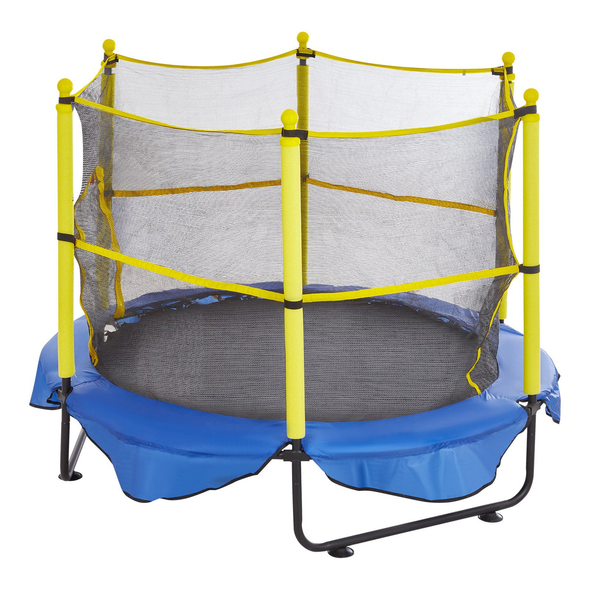 Kids Trampoline | 5ft with Safety Net, Basketball Hoop & Ocean Balls | Indoor/Outdoor Mini Bouncer