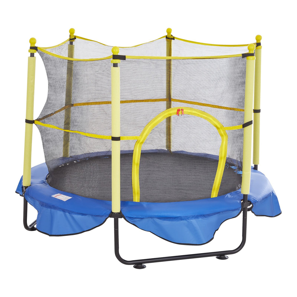 Kids Trampoline | 5ft with Safety Net, Basketball Hoop & Ocean Balls | Indoor/Outdoor Mini Bouncer